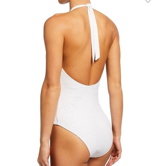 Letarte Laguna white Plunge women's extra small swimsuit - Picture 3 of 4